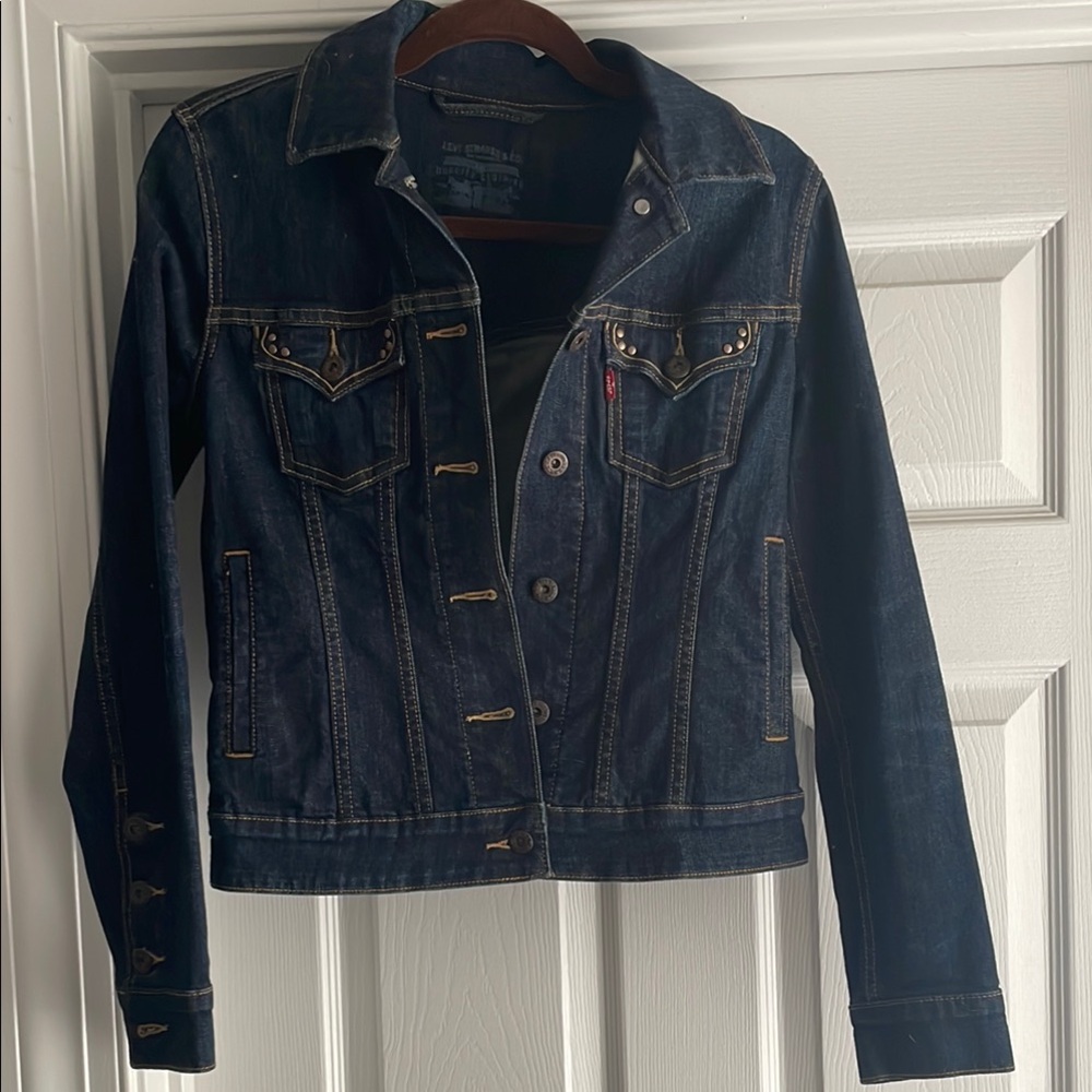 Levi's Women's Denim Jacket - Dark Blue